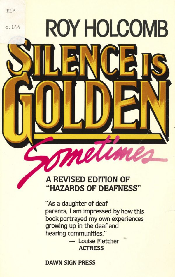 Silence is Golden, book cover