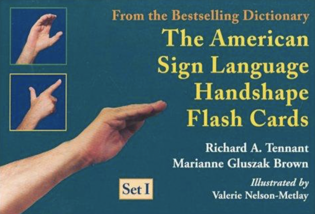 The American Sign Language Handshape Flashcards: Set I | The Council ...