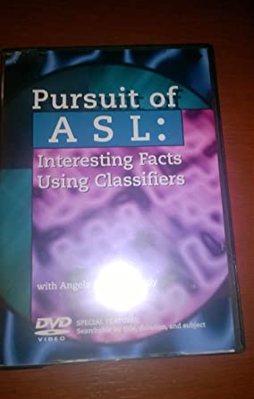 Pursuit of ASL Interesting Facts Using Classifiers DVD cover