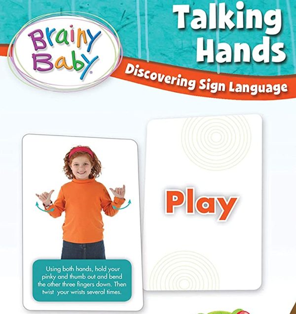 Talking Hands Brainy Baby Flashcards cover