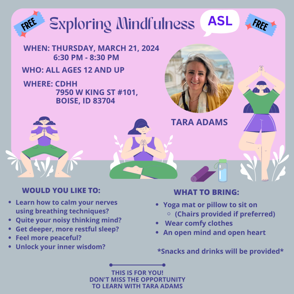 Workshop Series The Council For The Deaf And Hard Of Hearing Workshop Series The Council For The Deaf And Hard Of Hearing